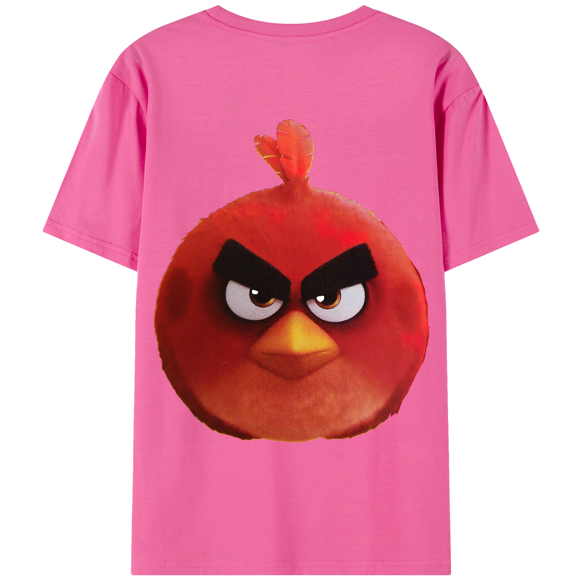（画像用） Angry Birds アングリーバード レディース半袖Tシャツ(バックプリント)